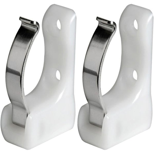 Osculati Sprung Pole Clips for 25-35mm Poles (Per Pair)