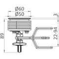 Osculati Flush Lift & Turn Latch for Deck Mounting (60mm)