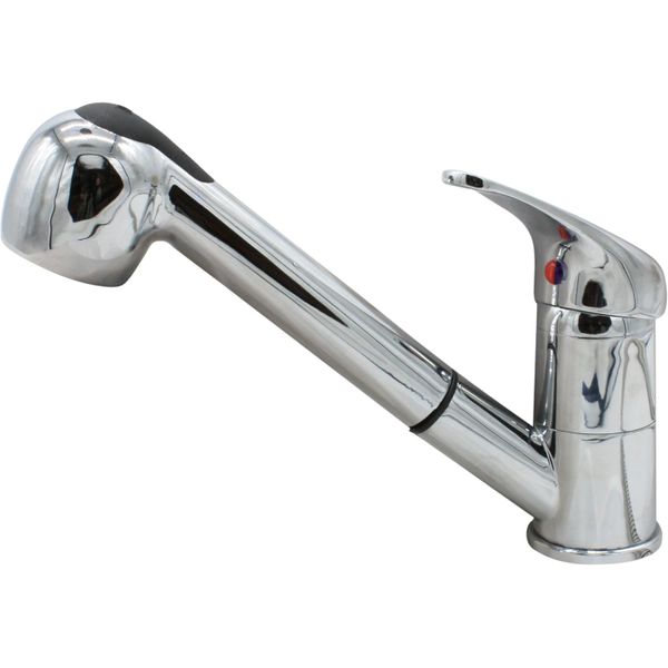 Trem Tap & Shower Monobloc Mixer Unit (1/2" BSP, 1.1m Hose, Chrome)