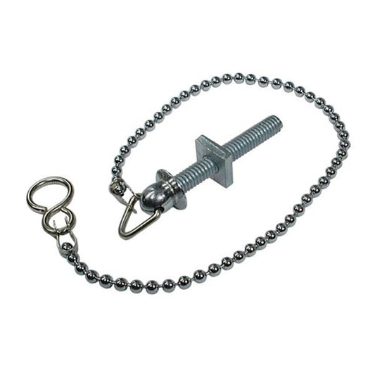 AG Basin Ball Chain 10" with 1-1/2" Stay (Chrome Plated)
