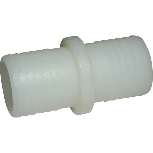 AG Plastic Straight Hose Connector (38mm Hose ID)