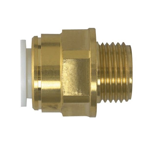 JG Speedfit Coupler Fitting For 22mm Pipe (3/4" BSP Male / DZR)