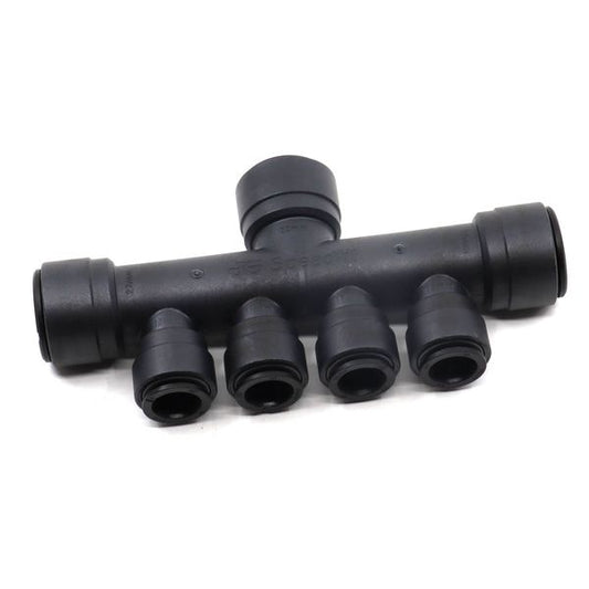 JG Speedfit 22mm x 15mm 4-Port Rail Manifold