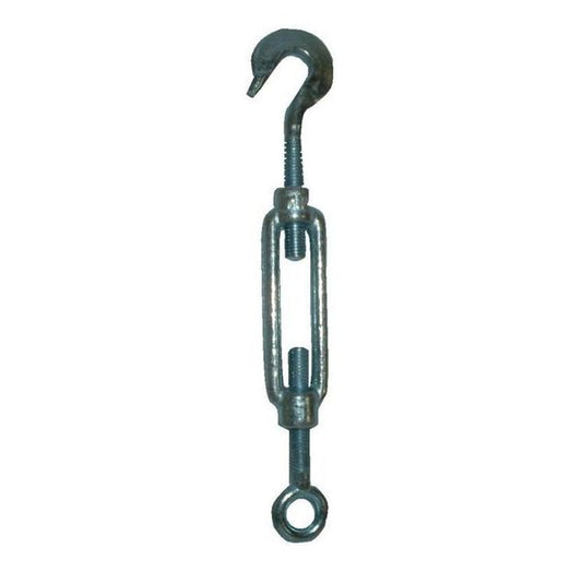 AG Galvanised Steel Hook to Eye Turnbuckle (12mm)