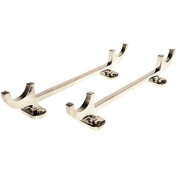 AG Pole and Plank Holder in Chrome (Pair)