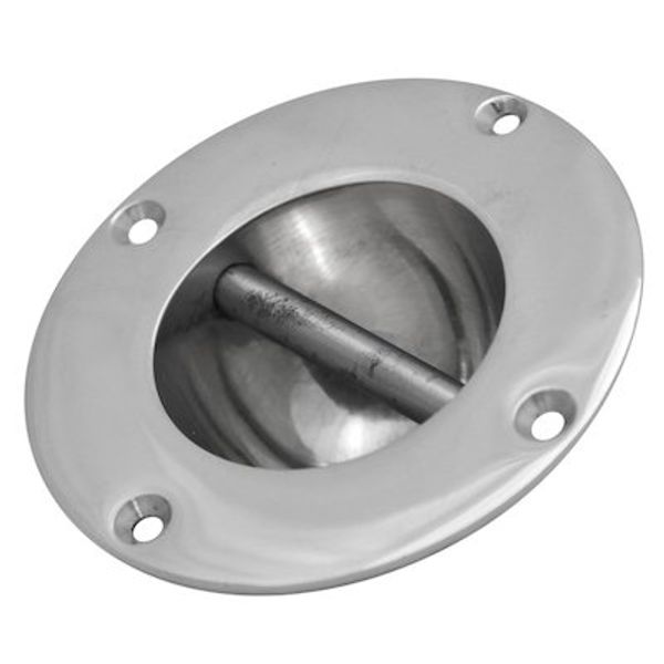 AG Fender / Mooring Eye Recessed Chrome (80mm Diameter)