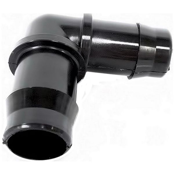 AG Plastic 90 Degree Connector (3/4" Hose ID)