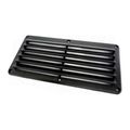 AAA Black Plastic Louvered Air Vent (257mm x 123mm)