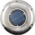 AAA Solar Deck Vent (217mm OD / Stainless Steel with Solar Panel)