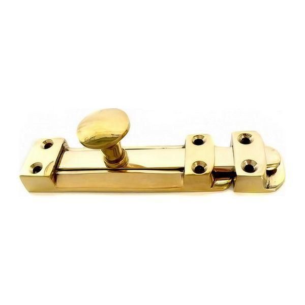 AG Flat Cast Brass Shoot Bolt (4-1/2" x 1")