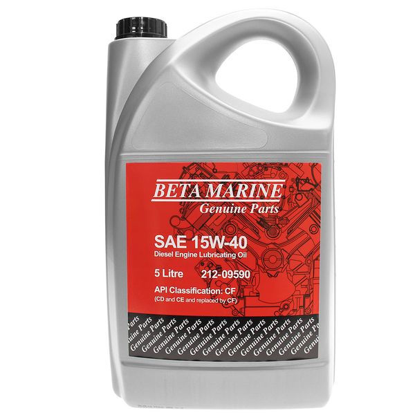 Beta Marine Engine Oil 15W-40 (5 Litres)