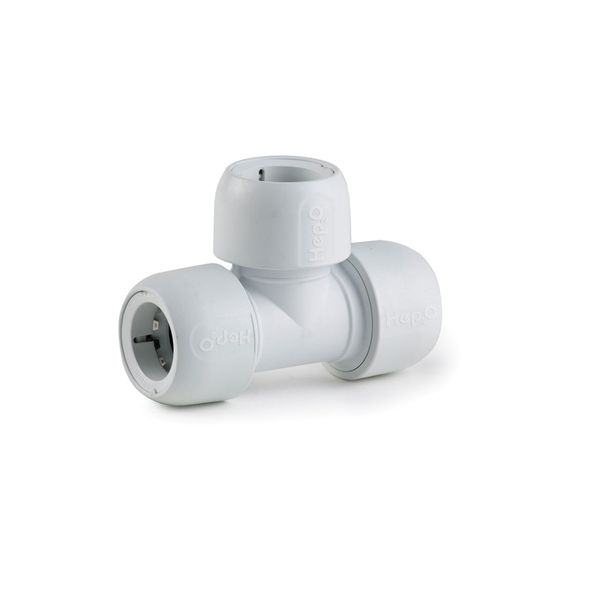 Hep2O HD10 Push Fit Equal Tee White (28mm)