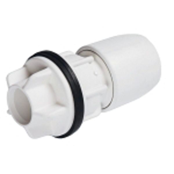 Hep2O HX20 Push Fit Tank Connector White (22mm x 3/4")