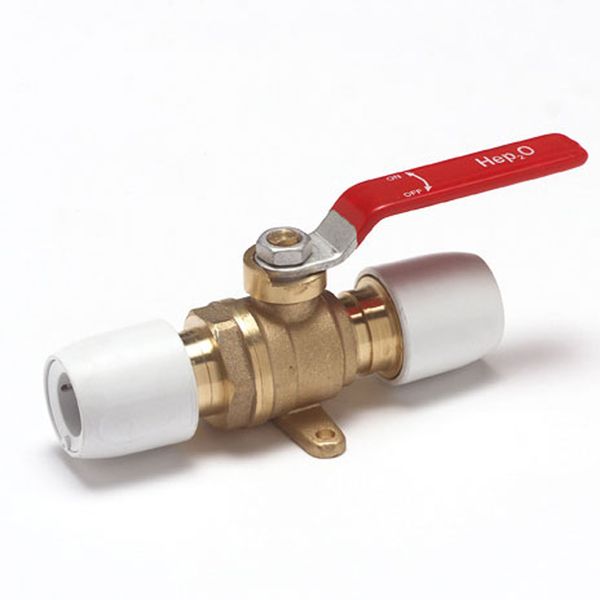 Hep2O HX22 Push Fit Lever Ball Valve (22mm)