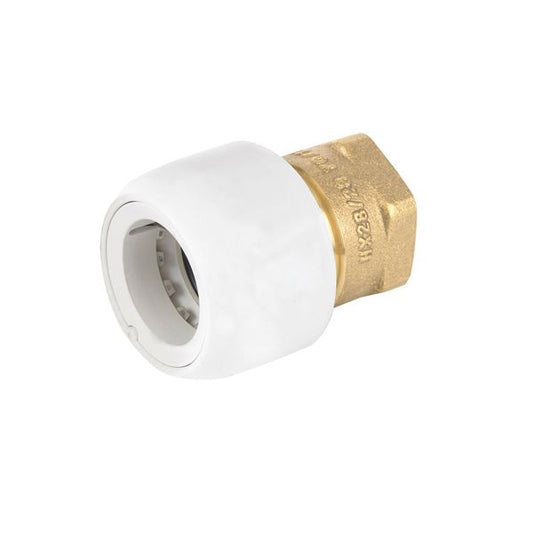 Hep2O HX24 Push Fit Brass Adaptor (15mm x 3/4")