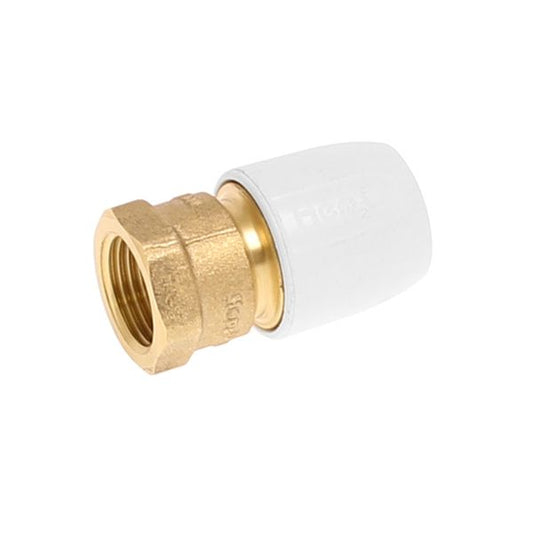 Hep2O HX28 Push Fit Female Adaptor White (15mm x 1/2" BSP)