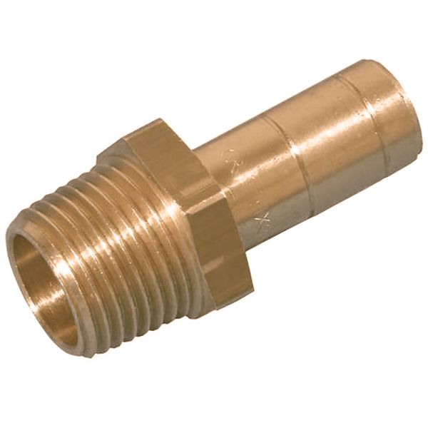 Hep2O HX31 Push Fit Male Brass Adaptor (15mm x 1/2" BSP)