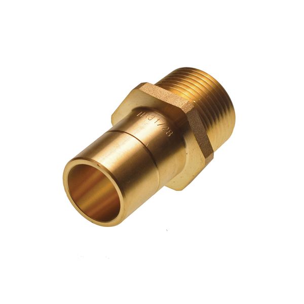 Hep2O HX31 Push Fit Brass Adaptor (28mm to 1" Male)