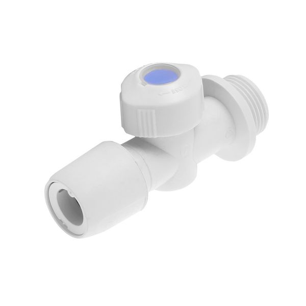 Hep2O HX38 Push Fit Appliance Valve Hot/Cold White (15mm)