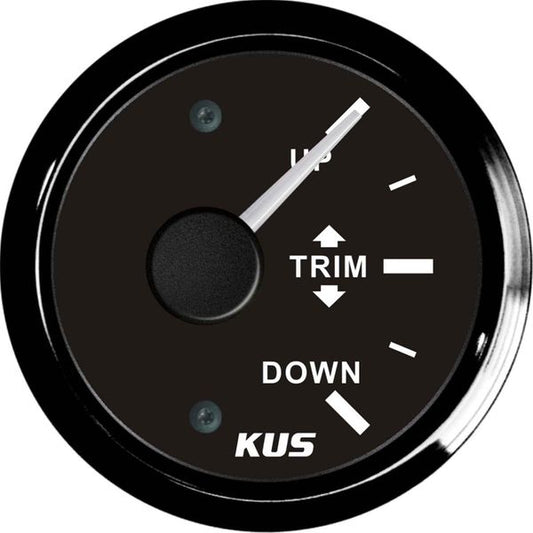 KUS Trim Level Gauge (Euro Resistance / Black Stainless Bezel)
