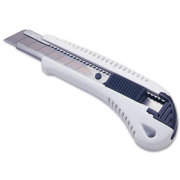 Laser Tools Snap-Off Blade Knife with 2 Spare Blades