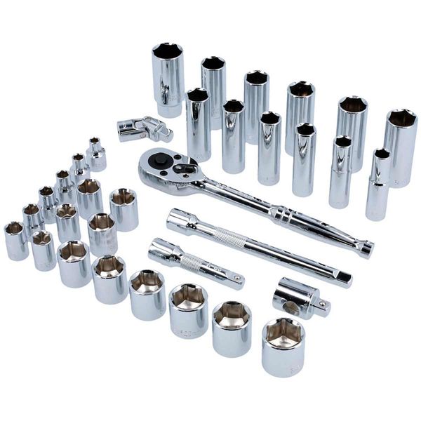 Laser Tools Socket Set 3/8" Drive (34-Piece)