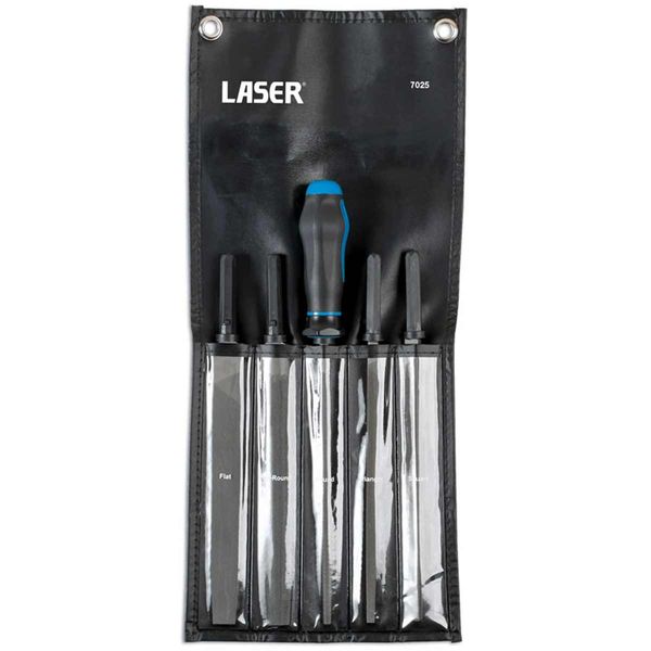 Laser Tools Interchangeable File Set (5-Piece)