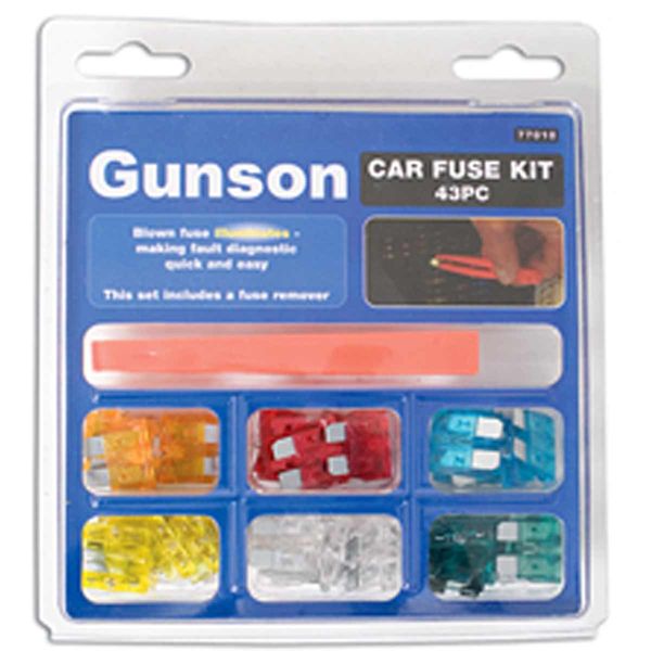 Gunson LED Fuse Kit with Fuse Extractor (43-Piece / 5A - 30A)