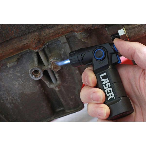 Laser Tools Pocket Gas Torch with Safety and Flame Lock (12ml)