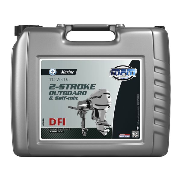 MPM Marine TC-W3 2-Stroke Outboard & Self-Mix Oil Dfi 20 Litre