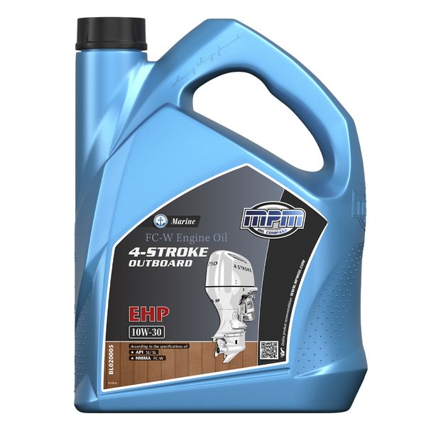 MPM Marine FC-W 4-Stroke Outboard Oil Ehp 10W-30 5 Litre
