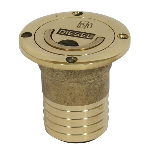 AG Chromed Brass Diesel Deck Filler (52mm / 2" Hose) (Copy)