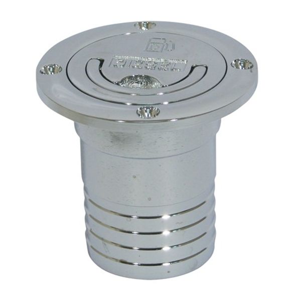 AG Chromed Brass Diesel Deck Filler (52mm / 2" Hose)