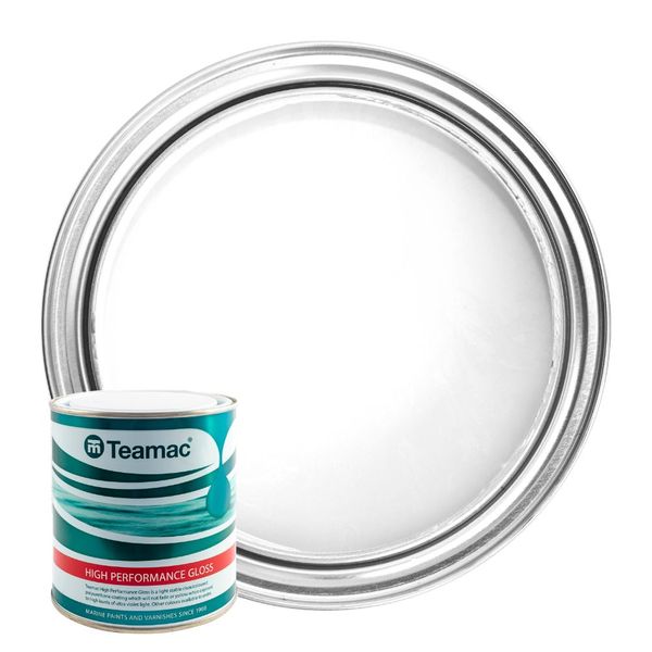 Teamac Marine Gloss Paint in Supermarine White (1 Litre)