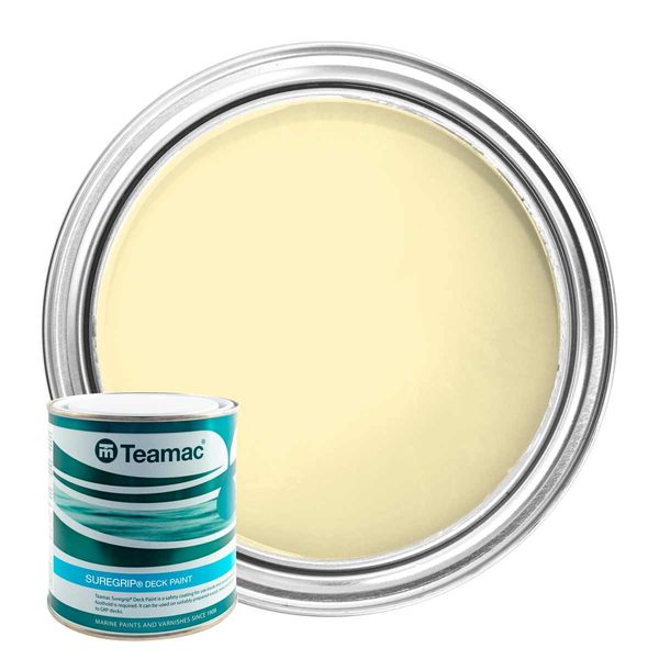 Teamac Suregrip Deck Paint in Buttermilk (2.5 Litres)