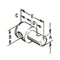 Morse End Pivot and Pin for 330/33C Control Cable (3mm Thick / Pair)