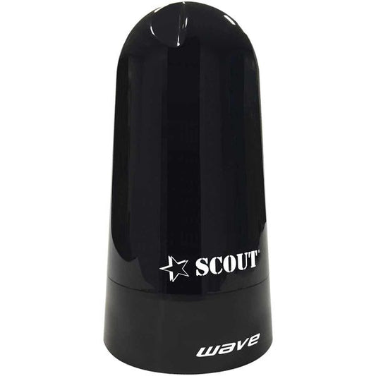 Scout Wave 4" Omnidirectional TV/FM Antenna Kit with Splitter (Black)
