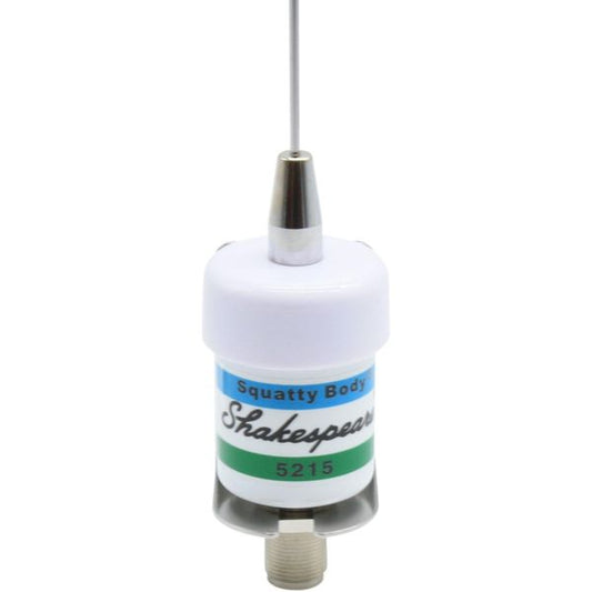 Shakespeare Squatty Body Stainless Steel Whip Antenna (VHF)