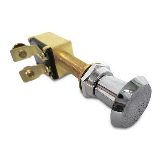 AAA Push/Pull Switch Chrome/Brass