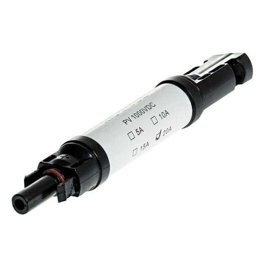 MC4 Connector M-F 20A Fuse Single