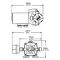 Whale WD1815 Washdown Pump Kit (12V / 18LPM)