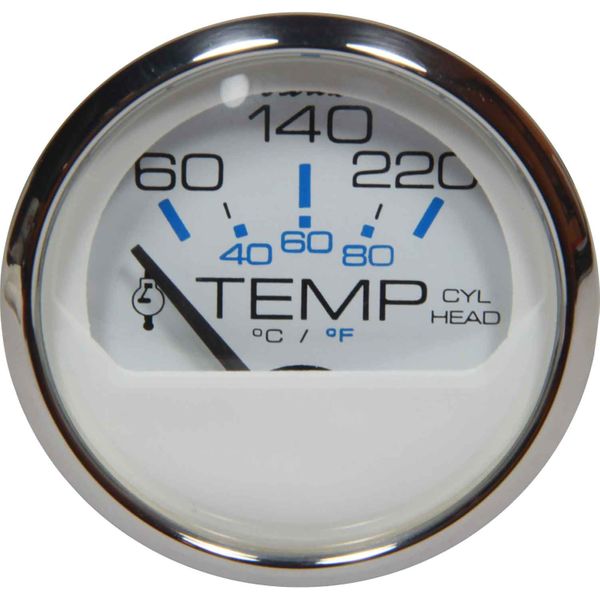 Faria Outboard Temperature Gauge in Chesapeake SS White (US Resist)