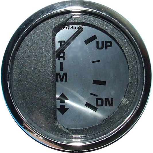 Faria Beede Trim Level Gauge in Spun Silver Style (Type A)
