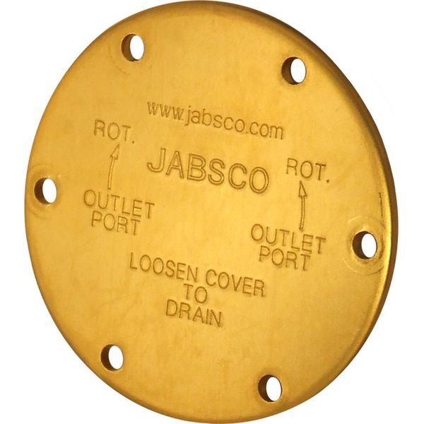 Jabsco Pump End Cover Plate 11831-0000 for Jabsco Engine Cooling Pumps