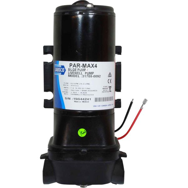 Jabsco Par Max 4 Electric Diaphragm Bilge Pump (12V / 16LPM)
