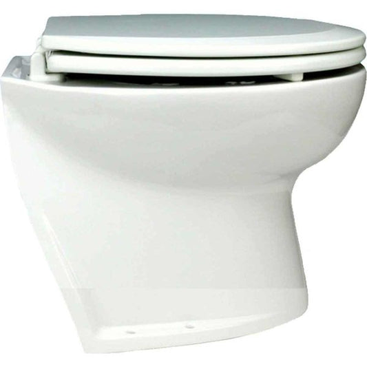 Jabsco Deluxe Flush Fresh Water Electric Toilet (12V / 14" / Angled)