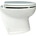 Jabsco Deluxe Flush Fresh Water Electric Toilet (24V / 14" / Angled)