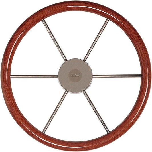 Vetus KW45 Wooden Rimmed Marine Steering Wheel (450mm)
