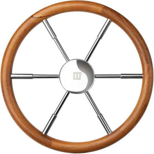 Vetus PRO60T Wooden Rimmed Marine Steering Wheel (600mm)